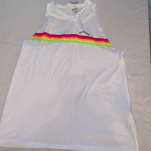 NWT Pink Twist back tank